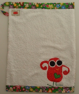 Handtuch Kindergartenhandtuch asciugamano towel Monster mostro - MarionP Kinderaccessoires accessori  bimbi