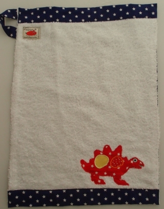 Handtuch Kindergartenhandtuch asciugamano towel Stegosaurus Dinosaurier dinosauro - MarionP Kinderaccessoires accessori  bimbi