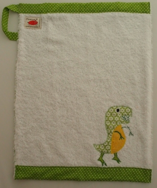 Handtuch Kindergartenhandtuch asciugamano T-Rex Dinosaurier Tyrannosaurus dinosauro dinosaur - MarionP Kinderaccessoires accessori bimbi