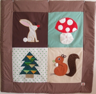 Krabbeldecke Spieldecke Kinderdecke Babydecke Kuscheldecke trapunta per gattonare trapunta carponi trapunta gattoni trapunta bimbo - MarionP - Marion Pramstrahler Giacomuzzi Kinderaccessoires Kindersachen Südtirol
