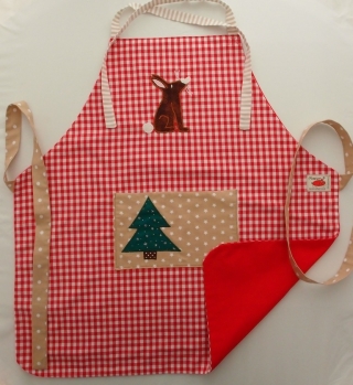 Schürze Kinderschürze Kindergartenschürze grembiule abbigliamento bambini apron Hase coniglio rabbit - MarionP -  Kinderaccessoires Kindersachen Südtirol