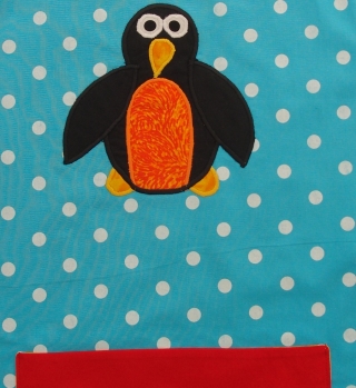 Schürze Kinderschürze Kindergartenschürze grembiule abbigliamento bambiniPinguin pinguino penguin  - MarionP - Marion Pramstrahler Giacomuzzi Kinderaccessoires Kindersachen Südtirol