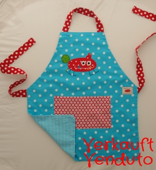 Schürze Kinderschürze Kindergartenschürze grembiule abbigliamento bambini - MarionP - Marion Pramstrahler Giacomuzzi Kinderaccessoires Kindersachen Vilpian Teis Südtirol