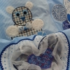 Krabbeldecke Spieldecke Kinderdecke Babydecke Kuscheldecke Baby hellblau trapunta per gattonare trapunta carponi trapunta gattoni trapunta bimbo bebè blu chiaro - MarionP